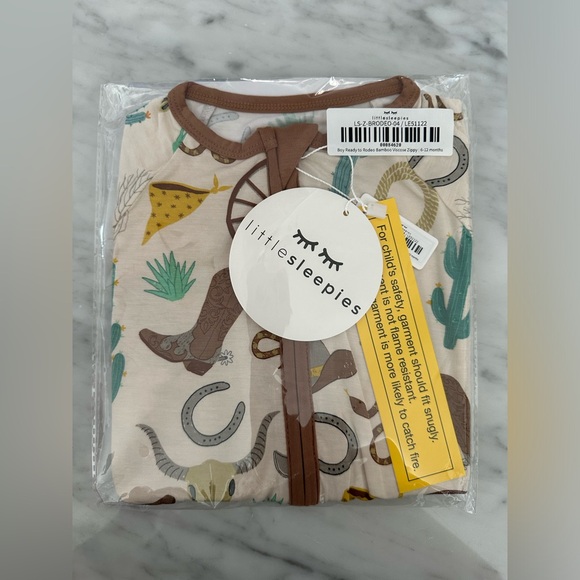 *SOLD* Little Sleepies BNWT NIB Ready to Rodeo Zippy in Caramel - 6-12 Months - Picture 1 of 6